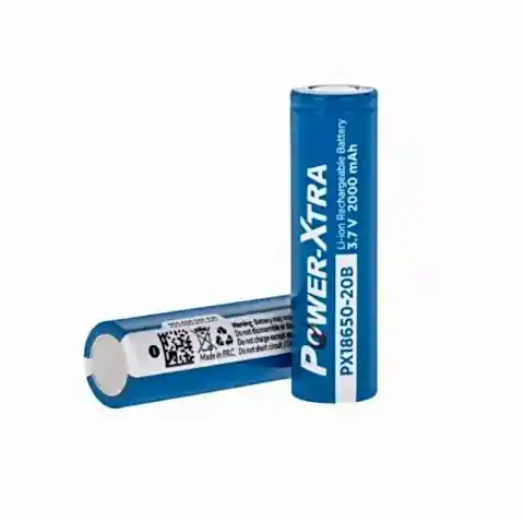Power-Xtra 18650 - 3.7V 2000 Mah Li-ion Şarjlı Pil