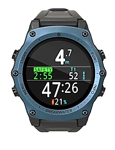 SHEARWATER  TERIC BLUE Dalış Bilgisayarı