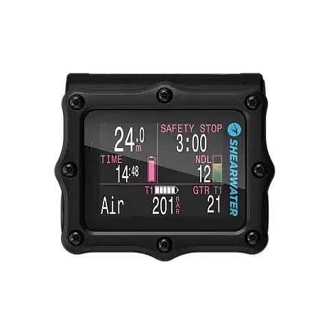 SHEARWATER Perdix 2 Ti Black Dalış Bilgisayarı