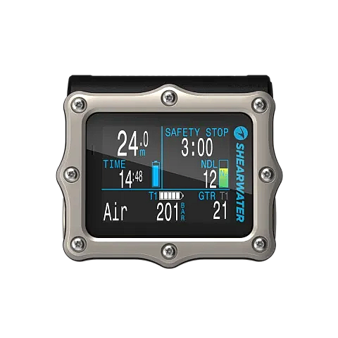 SHEARWATER Perdix 2 Ti Grey Dalış Bilgisayarı