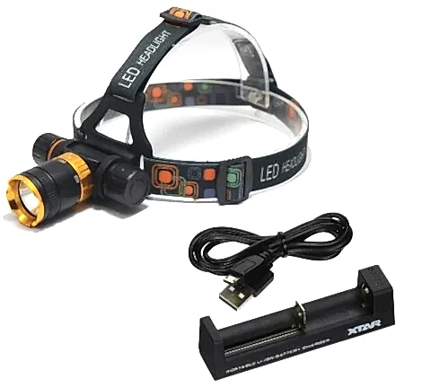 Nemosub Led Kafa Feneri + Pil+Şarj Aleti