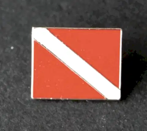 Mineli Dalış Bayrağı Rozet