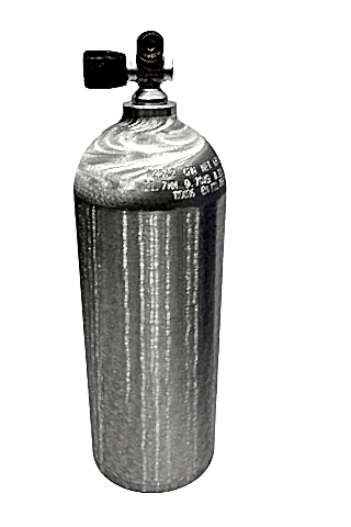 7,0 L. Alüminyum Tüp-Vanalı (Dalış Tüpü)